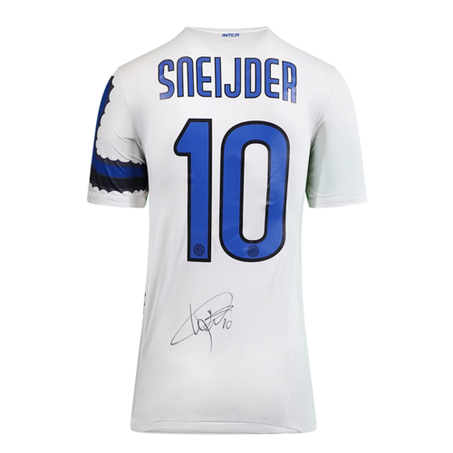 Icons Wesley Sneijder gesigneerd Internazionale shirt 2010-11