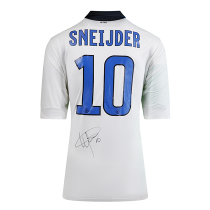 Wesley Sneijder gesigneerd Internazionale shirt 2011-12