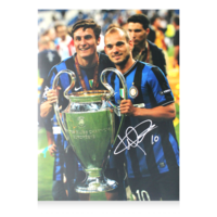 Icons Wesley Sneijder gesigneerde Internazionale foto