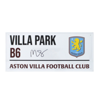 Icons Morgan Rogers gesigneerd Aston Villa memorabilia