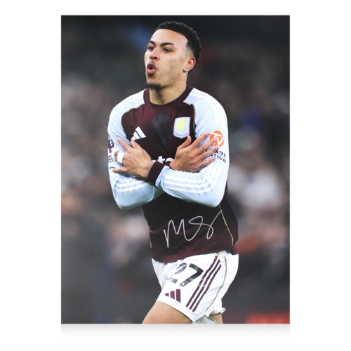 Icons Morgan Rogers gesigneerde Aston Villa foto