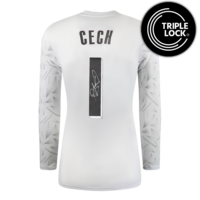 Icons Petr Cech gesigneerd Adidas White shirt