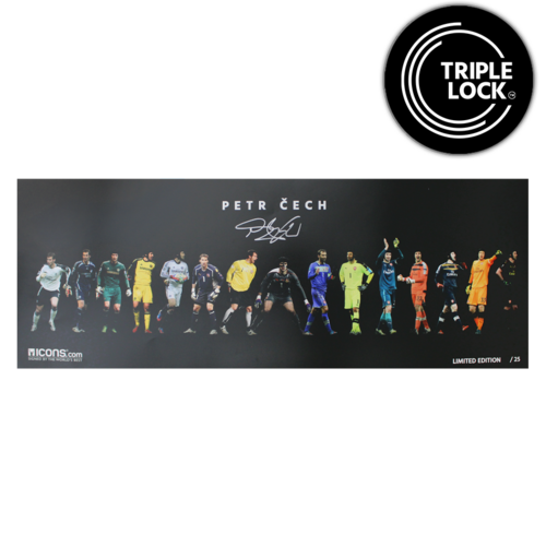 Icons Petr Cech gesigneerde Career Montage foto