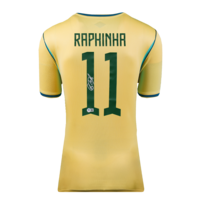 Icons Raphinha gesigneerd Brazilië shirt 2026