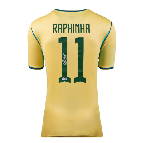 Icons Raphinha gesigneerd Brazilië shirt 2026