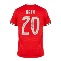 Icons Pedro Neto gesigneerd Portugal shirt 2025-26