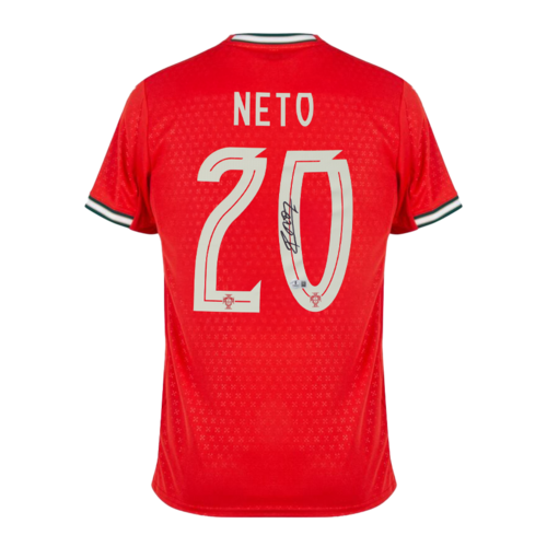 Icons Pedro Neto gesigneerd Portugal shirt 2025-26