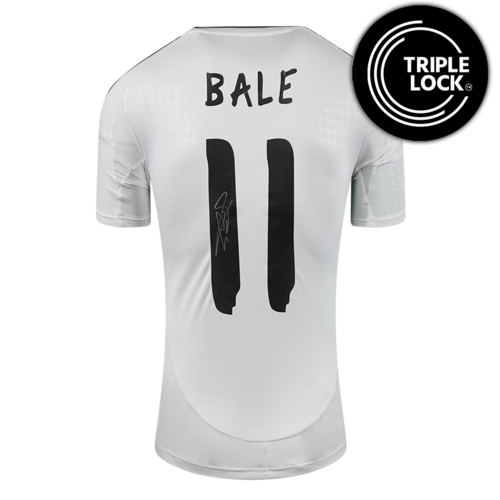 Icons Gareth Bale gesigneerd Real Madrid shirt 2024-25