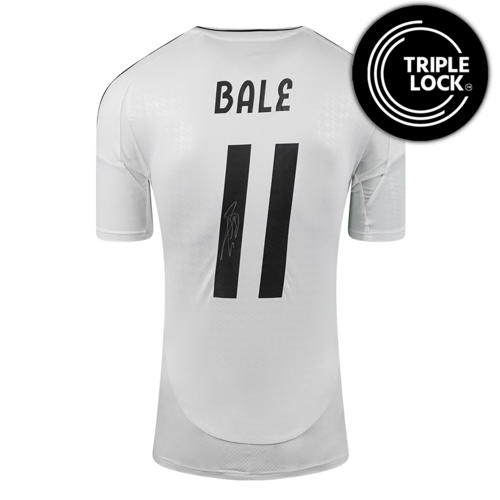 Icons Gareth Bale gesigneerd Real Madrid shirt 2024-25