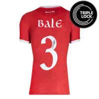 Icons Gareth Bale gesigneerd Wales shirt 2006-07