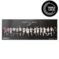 Icons Gareth Bale gesigneerde Career Montage foto