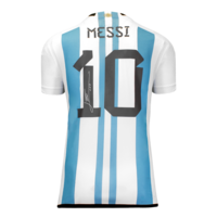 Icons Lionel Messi gesigneerd Argentinië shirt 2022-23