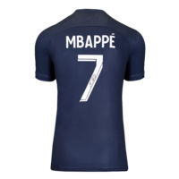 Icons Kylian Mbappe gesigneerd Paris Saint shirt 2022-23