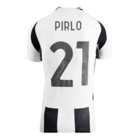 Icons Andrea Pirlo gesigneerd Juventus shirt 2024-25