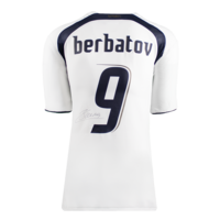 Icons Dimitar Berbatov gesigneerd Tottenham Hotspur shirt 2006-07