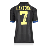 Icons Eric Cantona gesigneerd Manchester United shirt 1994