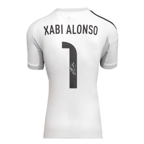 Icons Xabi Alonso gesigneerd Real Madrid shirt 2025-26