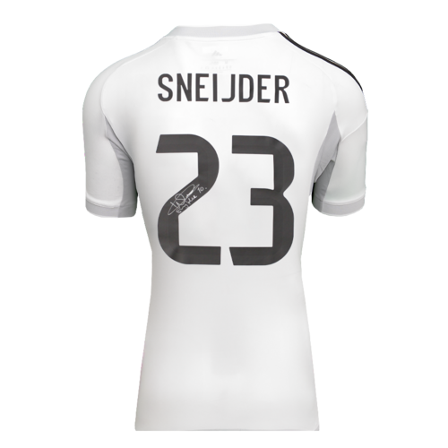 Icons Wesley Sneijder gesigneerd Real Madrid shirt 2025-26
