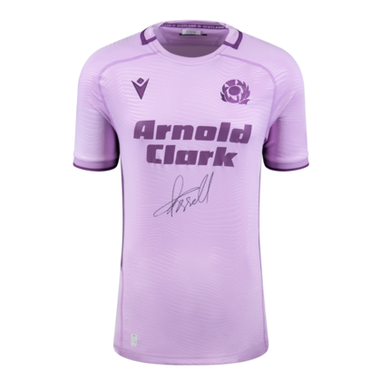 Finn Russell gesigneerd Schotland shirt 2025
