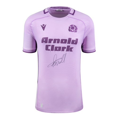 Icons Finn Russell gesigneerd Schotland shirt 2025