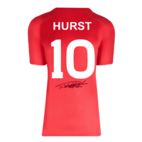 Icons Geoff Hurst gesigneerd Engeland shirt