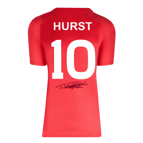 Icons Geoff Hurst gesigneerd Engeland shirt