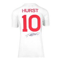 Icons Geoff Hurst gesigneerd Engeland shirt