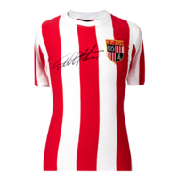 Icons Geoff Hurst gesigneerd Stoke City shirt