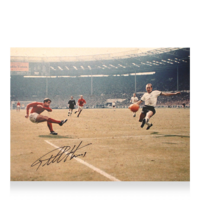 Icons Geoff Hurst gesigneerde Engeland foto 1966