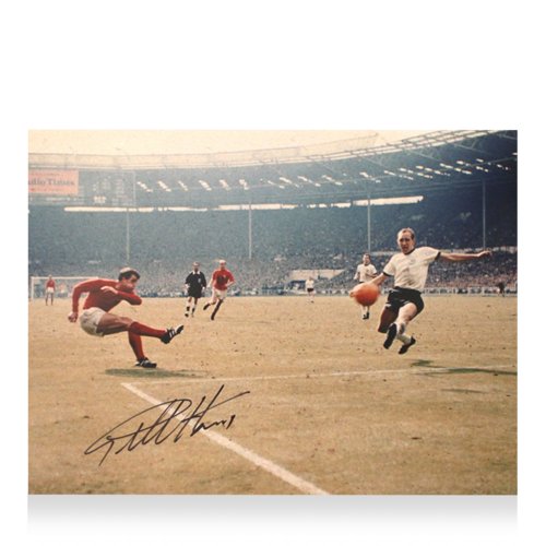 Icons Geoff Hurst gesigneerde Engeland foto 1966