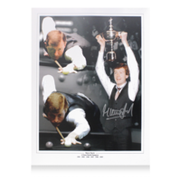 Icons Steve Davis gesigneerde Montage foto