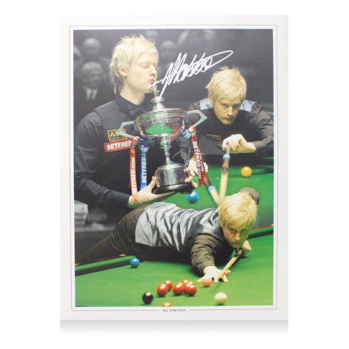 Icons Neil Robertson gesigneerde Montage foto