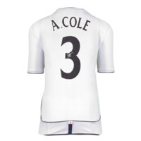Icons Ashley Cole gesigneerd Engeland shirt 2002