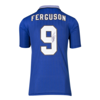 Icons Duncan Ferguson gesigneerd Everton shirt 1995