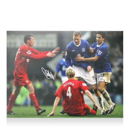 Duncan Ferguson gesigneerde Everton foto
