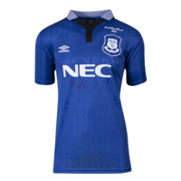 Icons Duncan Ferguson gesigneerd Everton shirt 1995