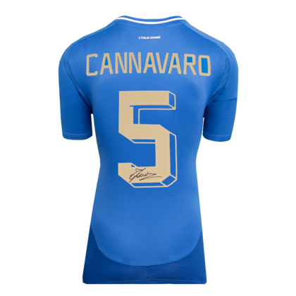 Fabio Cannavaro gesigneerd Italië shirt 2024-25