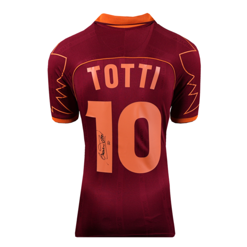 Icons Francesco Totti gesigneerd AS Roma shirt 1999