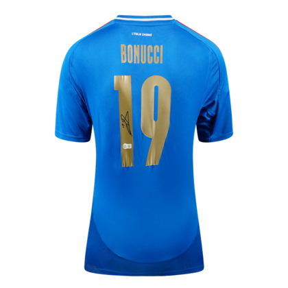 Leonardo Bonucci gesigneerd Italië shirt 2024-25