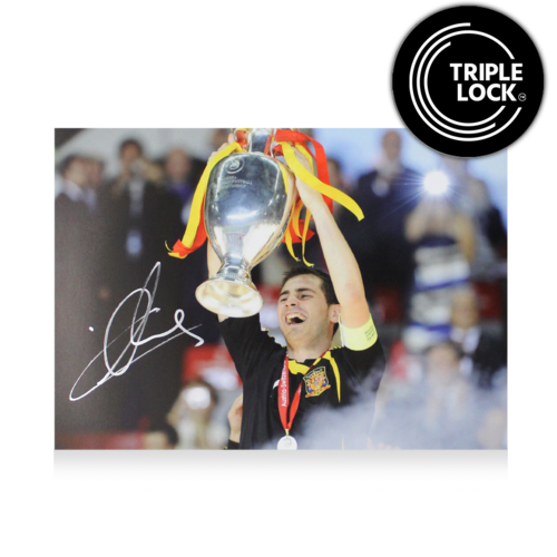 Icons Iker Casillas gesigneerde Spanje foto 2008