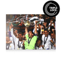 Icons Iker Casillas gesigneerde Real Madrid foto 2014