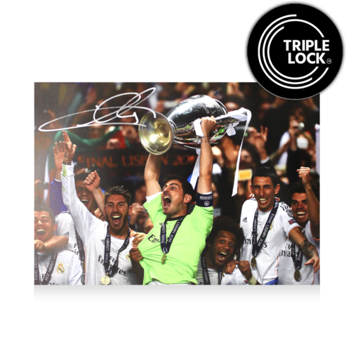 Icons Iker Casillas gesigneerde Real Madrid foto 2014