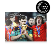 Icons Iker Casillas gesigneerde Spanje foto 2010