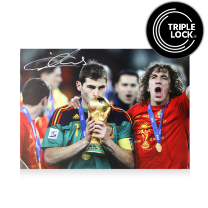 Iker Casillas gesigneerde Spanje foto 2010