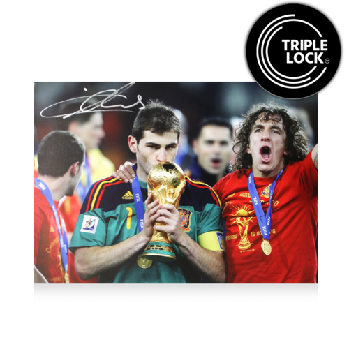 Icons Iker Casillas gesigneerde Spanje foto 2010