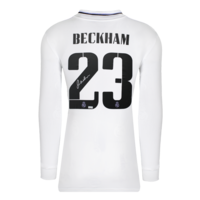 Icons David Beckham gesigneerd Real Madrid shirt 2022-23