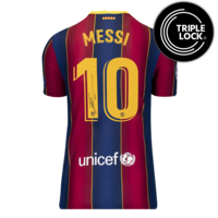 Icons Lionel Messi gesigneerd FC Barcelona shirt 2020-21 - authentic