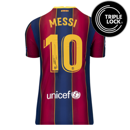 Lionel Messi gesigneerd FC Barcelona shirt 2020-21 - authentic