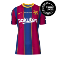 Icons Lionel Messi gesigneerd FC Barcelona shirt 2020-21