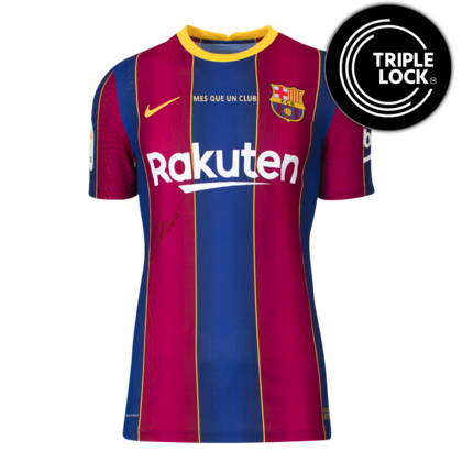 Lionel Messi gesigneerd FC Barcelona shirt 2020-21